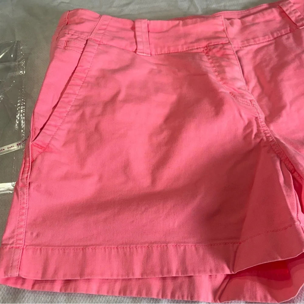Vineyard Vines Women’s Pink Cotton Shorts Size 4 Classic Preppy - Picture 11 of 14
